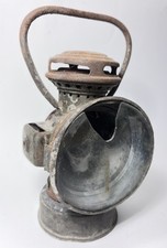 Alte Antike Lampe f Auto Kutsche Fahrrad ca. 1900 Öllampe Petroleum Oldtimer