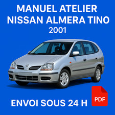 Manuel Atelier Nissan Almera Tino 2001 Revue Technique Français RTA CD PDF
