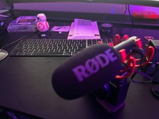 Rode VideoMic GO II Ultracompact Analog/USB Camera - Black/Red