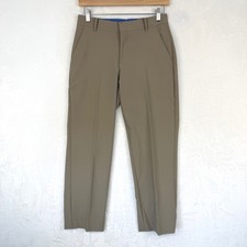 IZOD Boys Khaki Tan Dress Pants Regular Fit Size 14 Stretch Chino Trousers