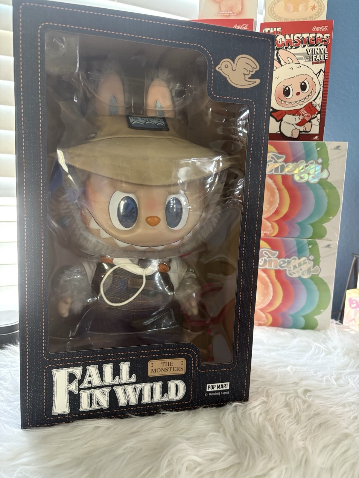 POP MART Labubu The Monsters Fall In Wild Series Big Plush Doll US Seller Fast Shipping