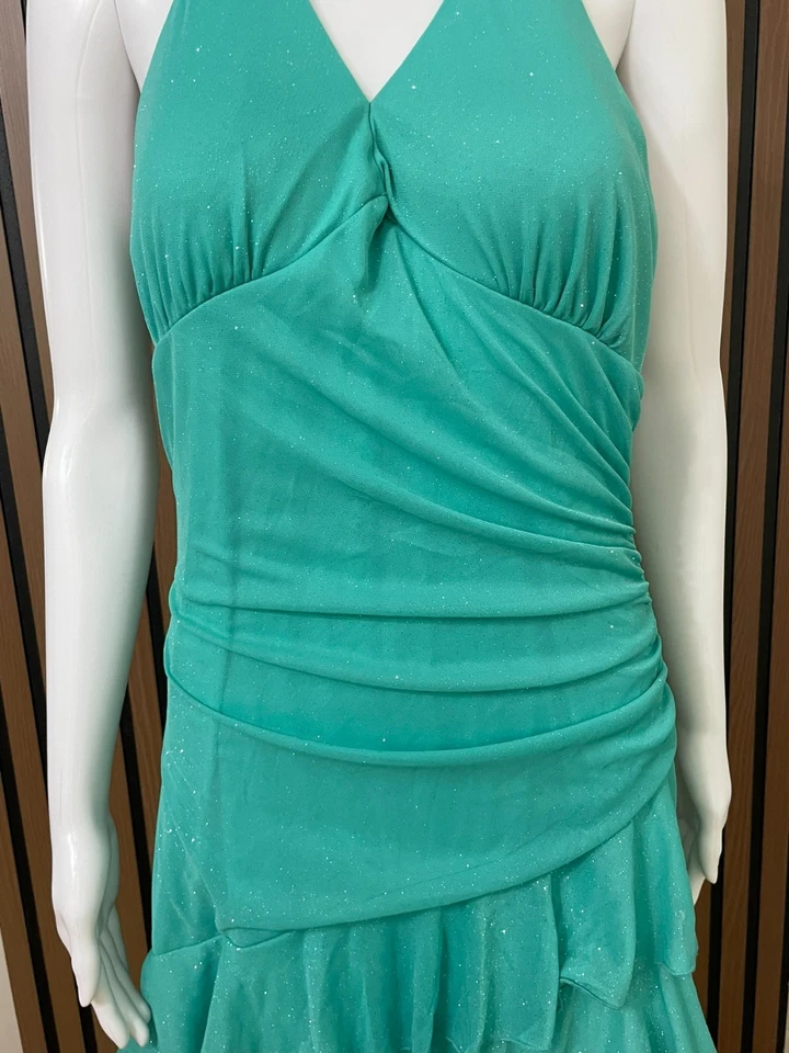 Vestido para mujer City Triangles XL azul Y2k vestido sirena volantes babydoll Foto 2 de 4