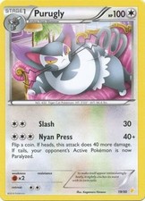 Purugly - 19/30 - XY Trainer Kit: Pikachu Libre & Suicune (Pikachu Libre) (Damag