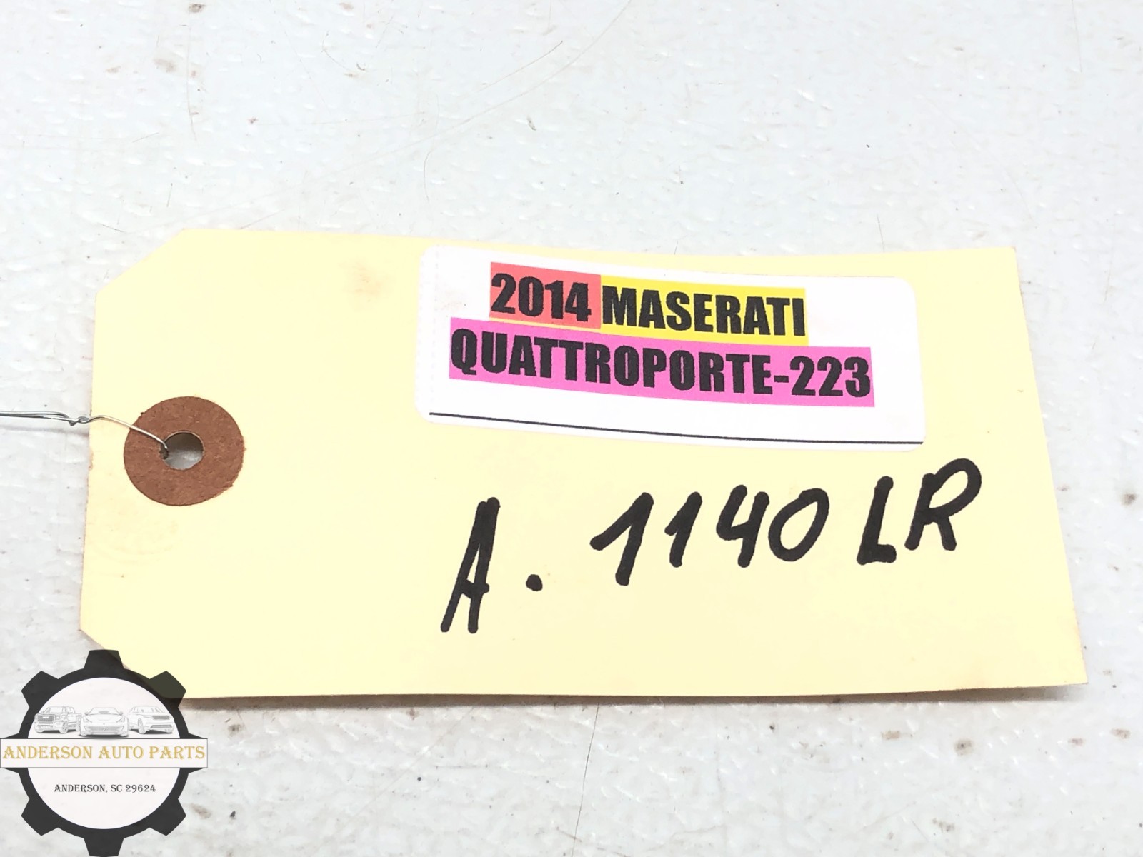 2014-2022 MASERATI QUATTROPORTE LEFT DRIVER REAR EXTERIOR DOOR HANDLE OEM