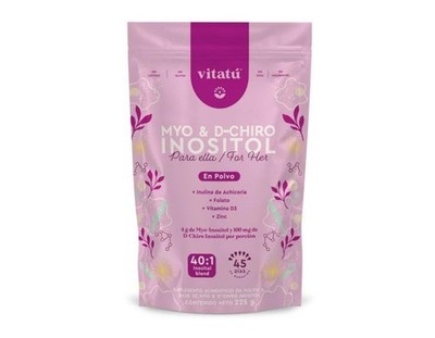 Vitatú | Myo Inositol (4g) & D-Chiro Inositol (1g) Ideal Mix 40:1 | with Folic A