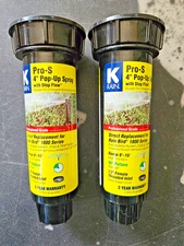 K-Rain 8-ft - 15-ft Quarter-circle Spray 4-in Pop-up spray head sprinkler 2 Pack