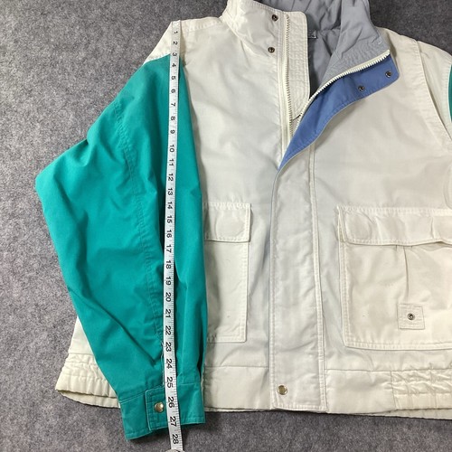 Vintage 1970s Mighty Mac Mens Retro Jacket Windbreaker Love Zip Boating Size 46 - Picture 8 of 19