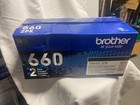 Brother TN660 Black Toner Cartridge, High Yield, 2/Pack (TN6602PK)