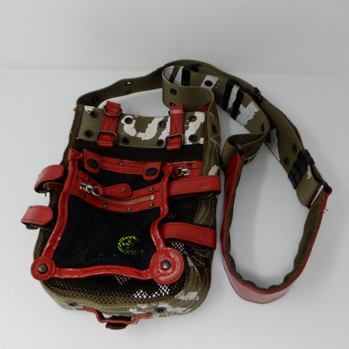 TOUGH JEANSMITH Shoulder Messenger Bag Satchel Y2K Style Tactical Grunge Rare  - Afbeelding 1 van 14