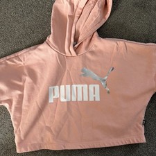 Mädchen Cropped Puma Hoodie Large Alter 9-10...