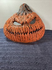 Adult Evil Jack O Lantern Pumpkin Horror Halloween Mask Creepy