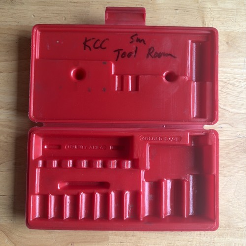 Proto Professional Plastic Case ONLY for Metric Hex Socket Set 4968PB READ!