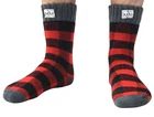Pudus Boot Sock Lumberjack Red BLK Plaid LARGE Sherpa Lined Men Women Soft Warm