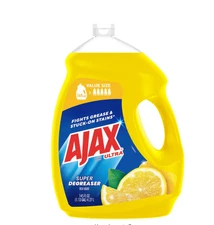 Ajax Ultra Super Degreaser Lemon Liquid Dish Soap 145 oz Powerful Grease Cleaner
