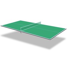 8ft Green Ping Pong Conversion Top Foldable Table Tennis Table Top