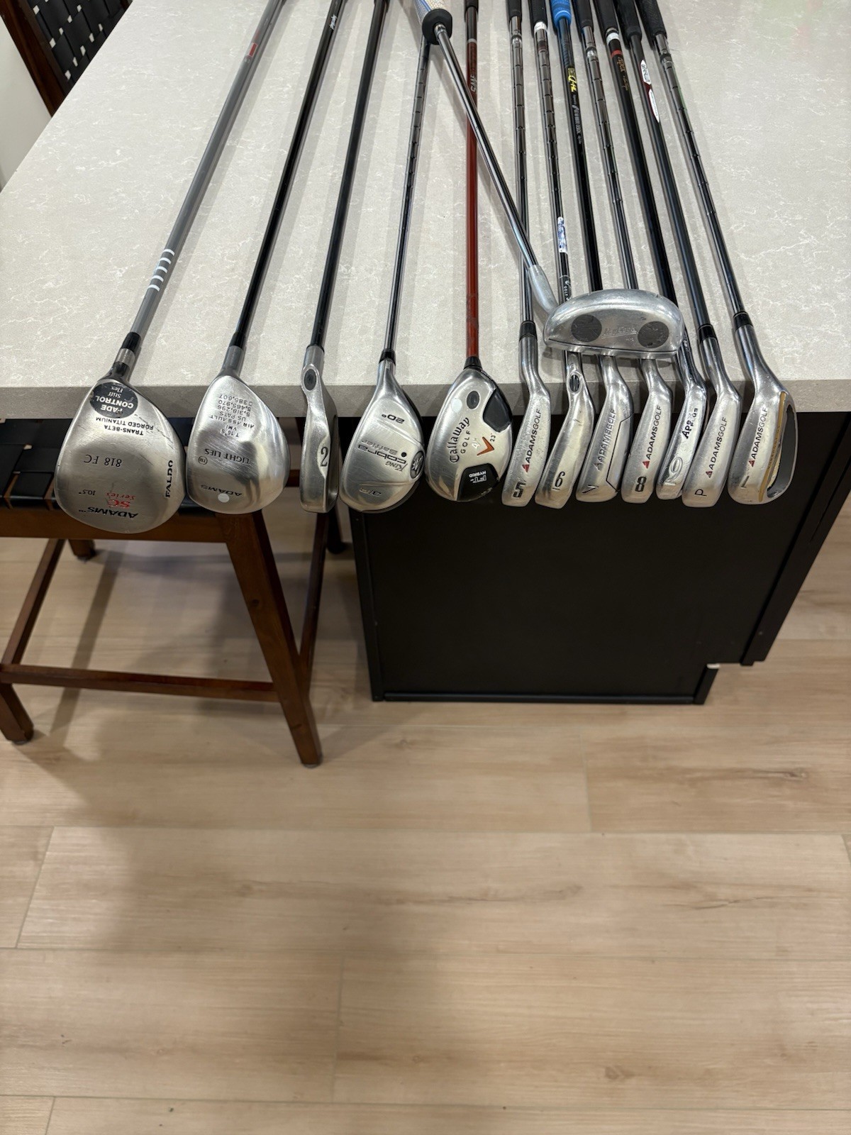 Callaway Adam’s Cobra Irons Driver Wood Hybrid Putter Complete Golf Club Set Men