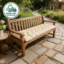Outdoor Bench Cushion, Waterproof Seat Cushion for Outdoor/Indoor Furniture,Tuft