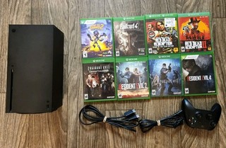 Microsoft Xbox Series X 1TB 4K UHD Console Nera con Controller Cavi Giochi