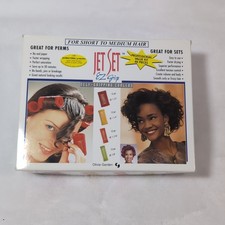 Jet Set EZ Grip Olivia Garden Hair Curlers 48pc Self Gripping Short Medium VTG