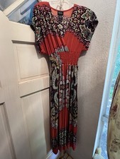 Chesley Vintage Long Floral Dress Size Medium