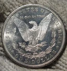 1880-s Morgan Silver Dollar Brilliant Uncirculated Cameo With Slight Mirrors