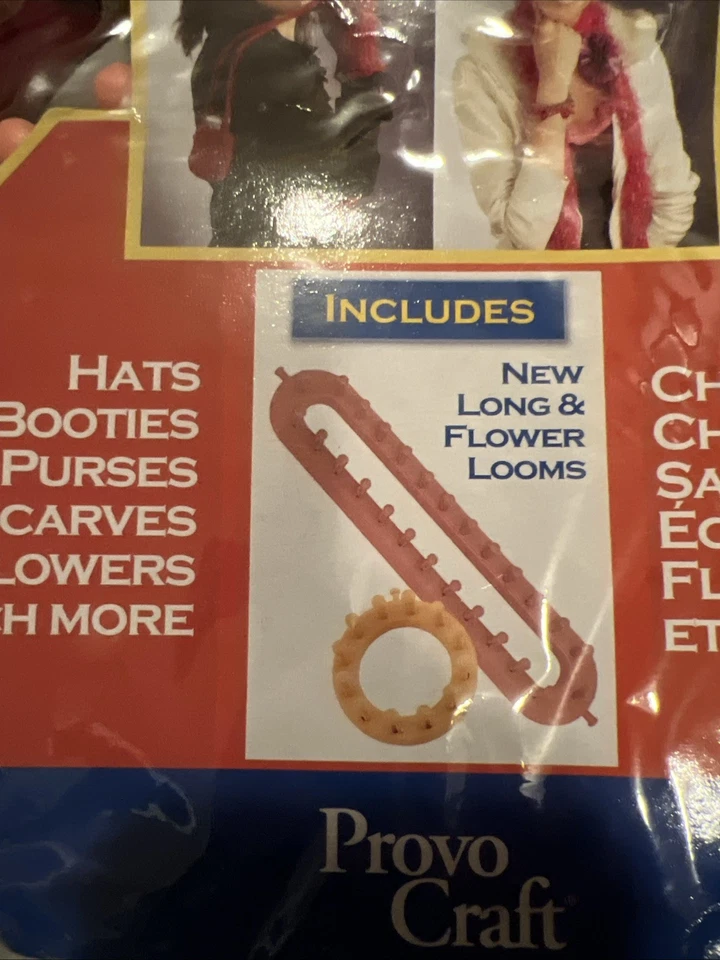 Набор из 4 ножей Provo Craft для вязания в ассортименте с инструкциями по эксплуатации иглы-крючка - Изображение 3 из 4