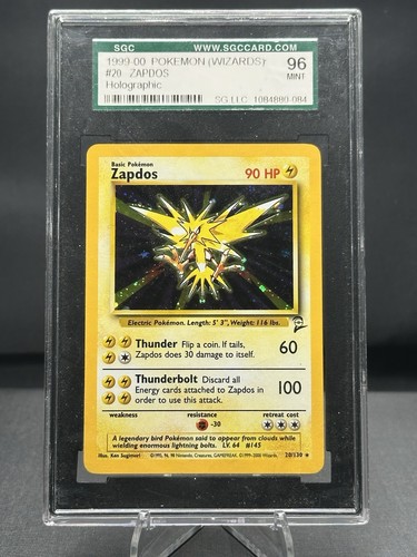 Zapdos graded SGC 9 for sale on eBay