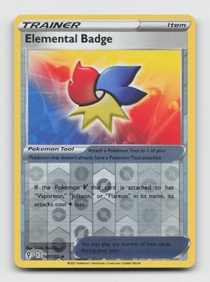 Elementarabzeichen 147/203 Uncommon EVS Evolving Skies Pokemon Reverse Holo NM/M