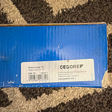 Gedore 225 12 Adjustable 12 In Pipe Wrench Non-ratcheting 1.5 In Jaw