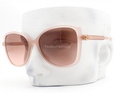 Michael Kors Malta Sunglasses Milky Pink Rose Gold Logo MK2181U 344913 with Case
