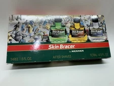 Vintage Mennen Skin Bracer After Shave Gift Collection Set 1.5 oz. Bottles NEW