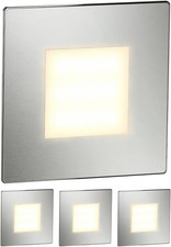 ledscom.de 4 LED Staircase Light/recessed Wall Light FEX for Indoor and Outdoor