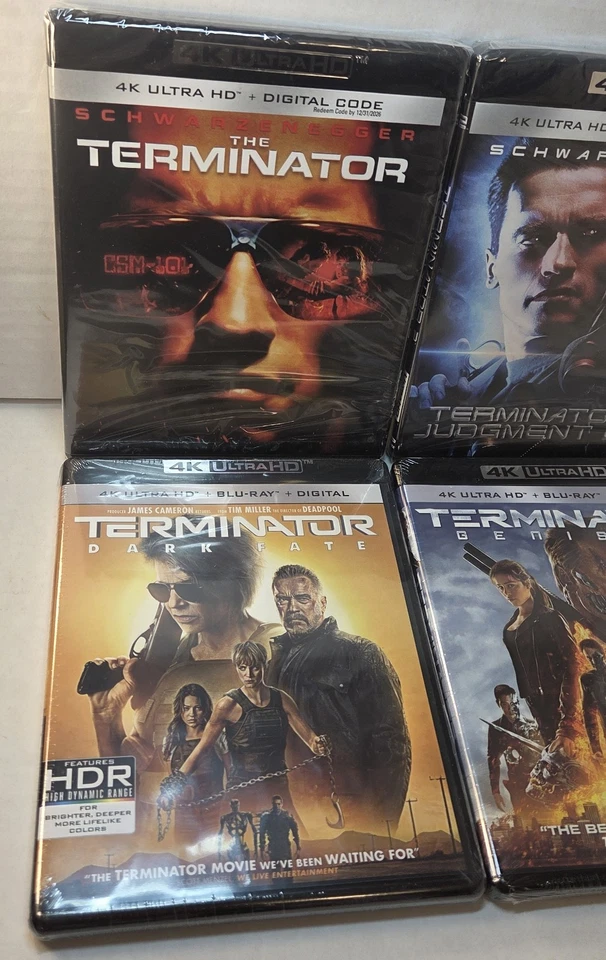 The Terminator 1984 / Terminator 2 / Genisys / Dark Fate (4K)-NEW-Box Shipping - Image 2 of 4