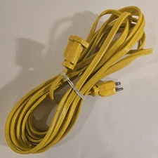 24 Foot Medium Duty Yellow Indoor Extension Power Cord
