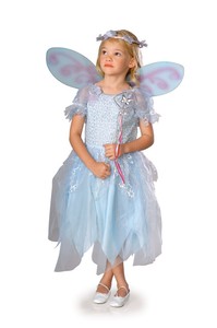 Powder Pixie Fairy Blue Dress Up Toddler Child Costume Ebay