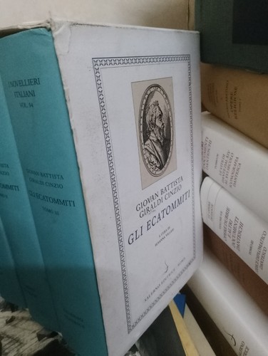 Giovan Battista Giraldi Cinzio Gli Ecatommiti 3 vol Salerno 2012 - Imagen 3 de 9