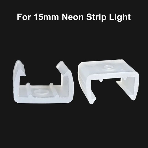 Striscia LED Luci Fissaggio Clip Supporto Connettore Accessori 220V 2835 Luce Neon - Foto 9 di 22