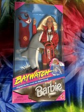 Baywatch Lifeguard Barbie with Her Dolphin Friend -1994 Barbie #13199 NRFB!