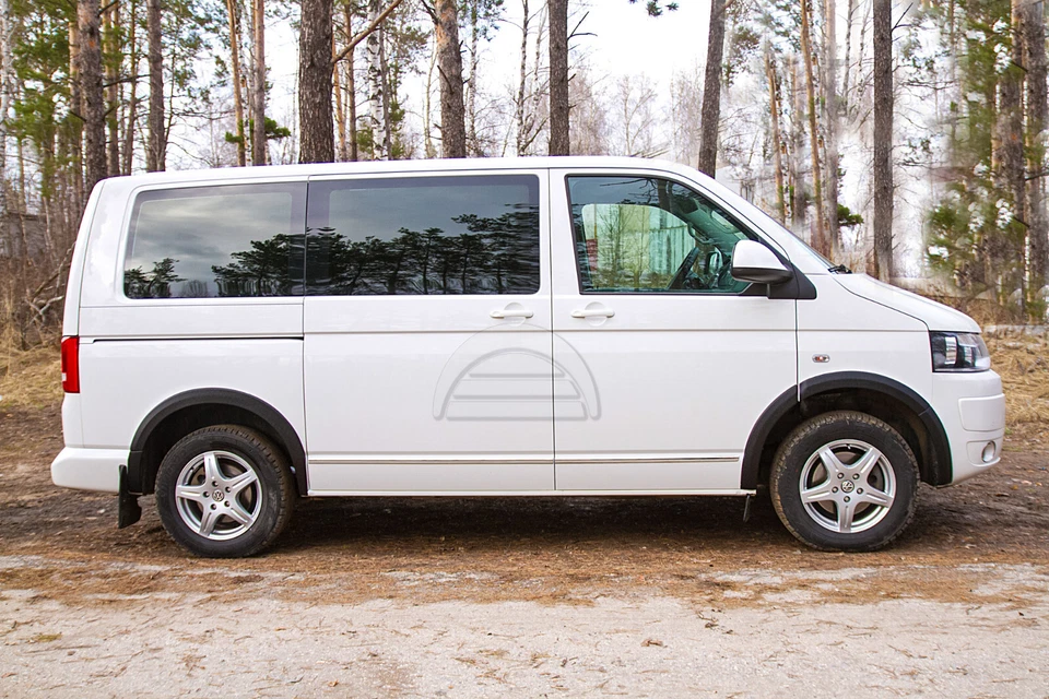 Guardabarros llamaradas para Volkswagen Transporter T5 Caravelle Multivan cubiertas de arco de rueda Foto 4 de 4