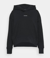 Image of Calvin Klein Jeans Men's MICRO LOGO ESSENTIAL HOODIE Sweatshirt Black RRP £100