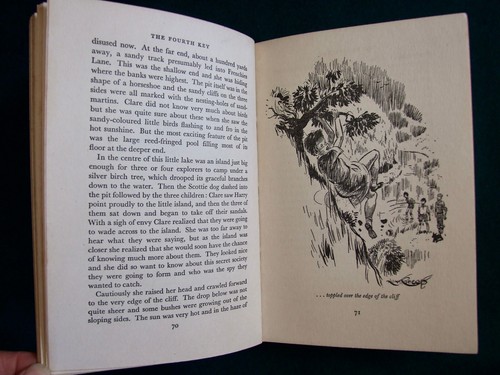 The Fourth Key, Malcolm Saville, 1957 1st edition, Lone Pine, Illustrated - Imagen 4 de 5