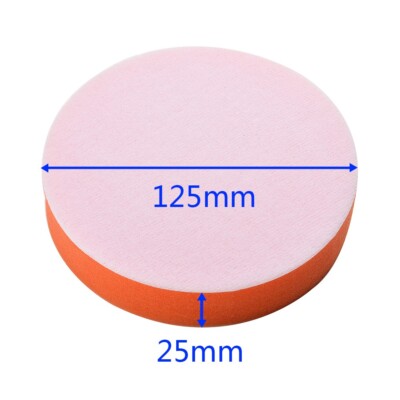 4x 125mm 5 Polierschwamm Politur Set Auto Polierpad Polierset Polierscheibe