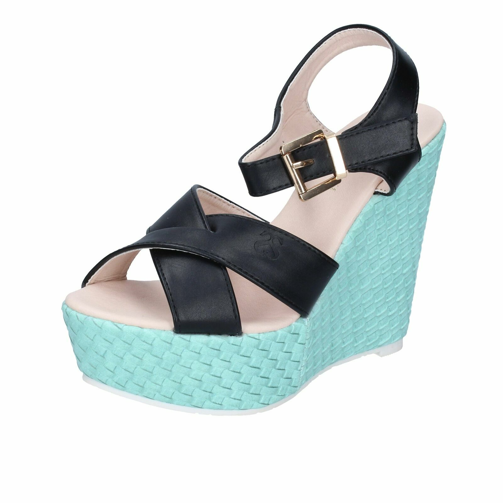 СОЛО СОПРАНО Скарпе Донна Сандали Бежевый Бьянко Верде Неро Пелле Синтетика