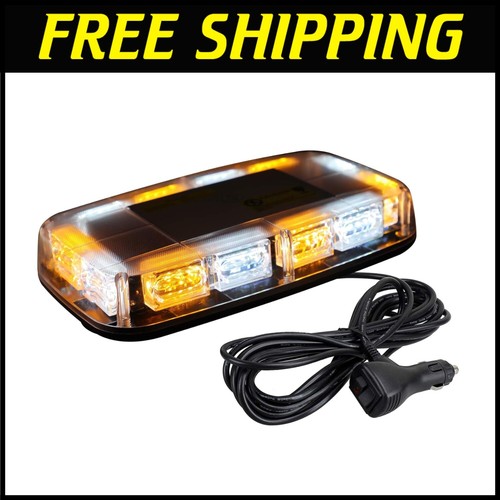 Upgraded 48LED Strobe Light Bar – High Visibility Magnetic Roof Light for Safety
