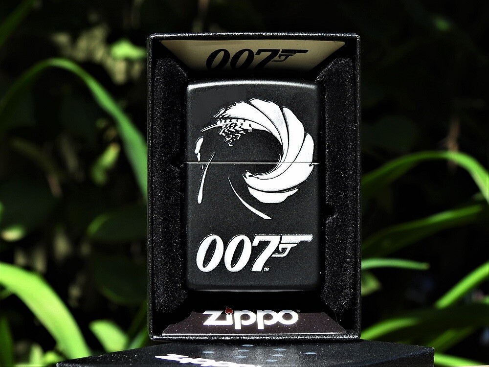 Zippo Lighter - James Bond 007 - Vector Logo - Sean Connery