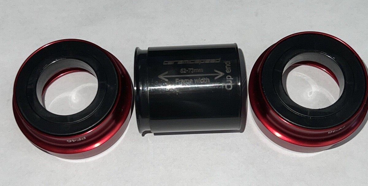 CeramicSpeed PF30 Shimano Road Bottom Bracket - Red Coated