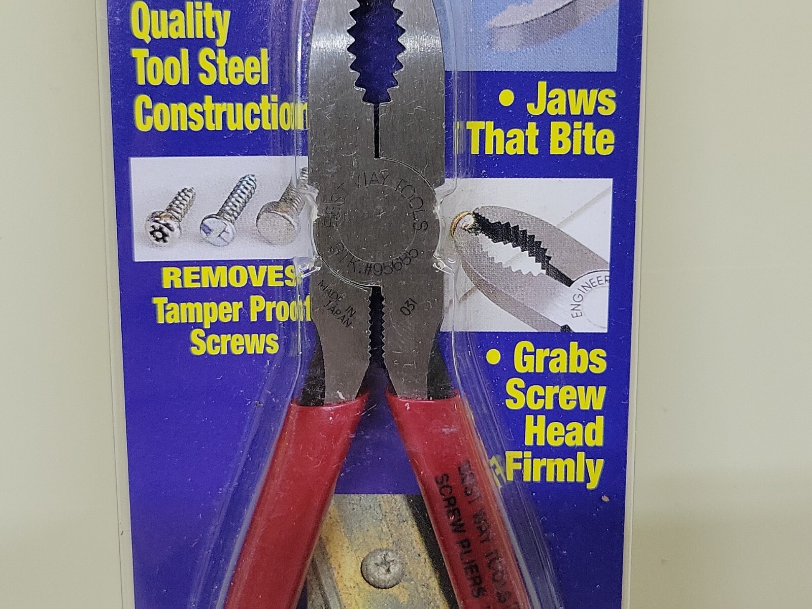 Best Way Tools 95685 6" SCREW REMOVAL PLIERS BESTWAY New Old Stock
