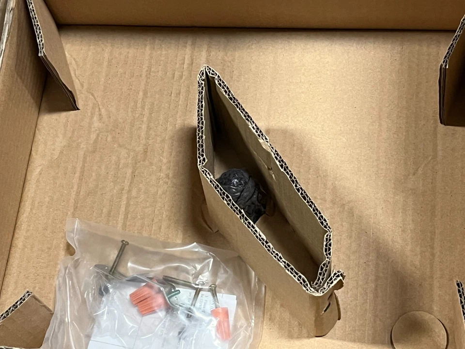 Designers Fountain 20835-RST Glass Exterior Flush Mount Ceiling Light M13 - Image 4 of 4