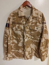 British army desert dpm RAF patched shirt 170/ 104 large short DDPM jacket 90's