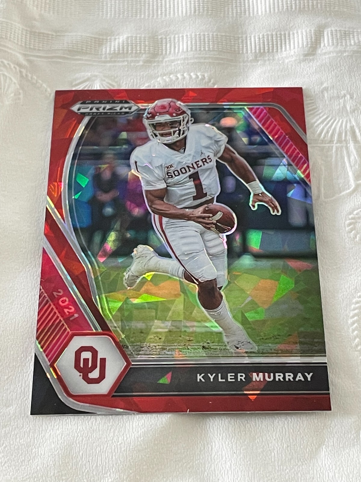 2021 Panini Prizm Draft Picks Collegiate #11 Kyler Murray Red Ice